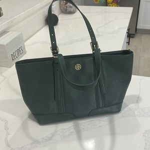 Tory Burch forest green bag